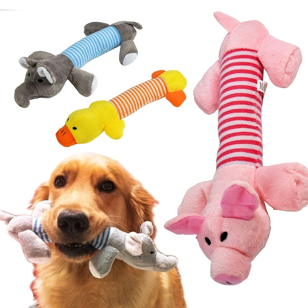 Unbreakable Squeaky Critter Toys