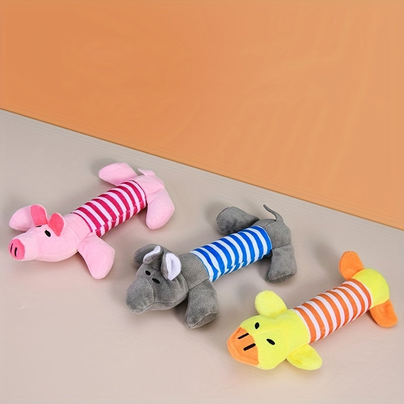 Unbreakable Squeaky Critter Toys