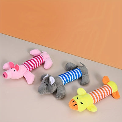 Unbreakable Squeaky Critter Toys