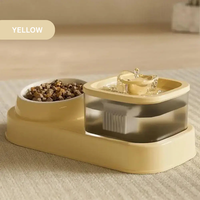 2-in-1 Pet Feeder Fountain