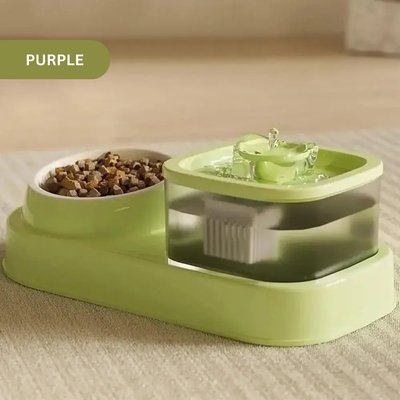 2-in-1 Pet Feeder Fountain