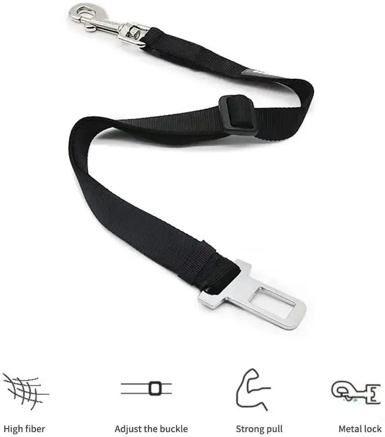 Travel-ready dog harness with quick-release buckle system