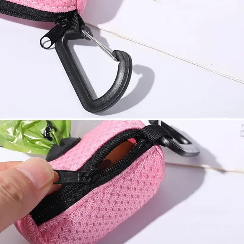 Eco-friendly dog waste bag holder made from sustainable materials