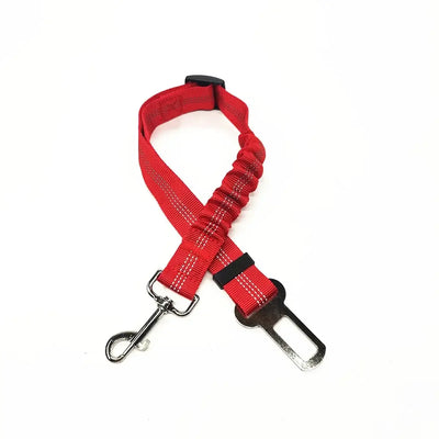 Safety pet harness for car travel with adjustable straps and buckles