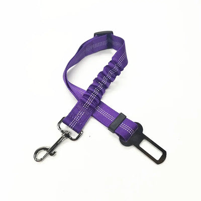 Dog car seat safety harness with fully adjustable straps