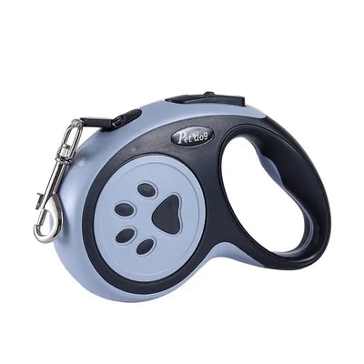 Tangle-free dog leash with automatic retracting feature