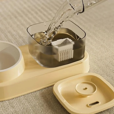 2-in-1 Pet Feeder Fountain