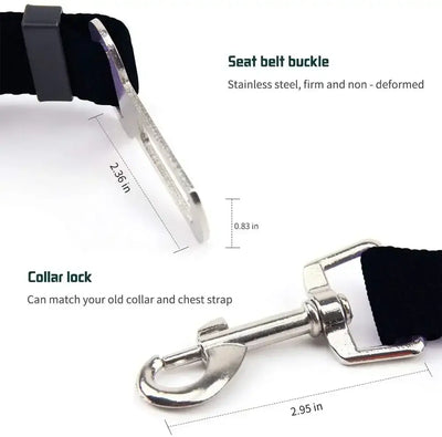 Durable pet car harness for safe and stress-free driving