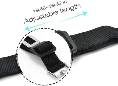 Comfortable car harness for pets with breathable padding