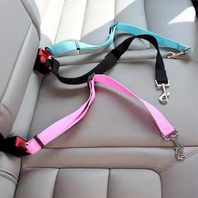 Crash-tested adjustable harness for dogs in vehicles