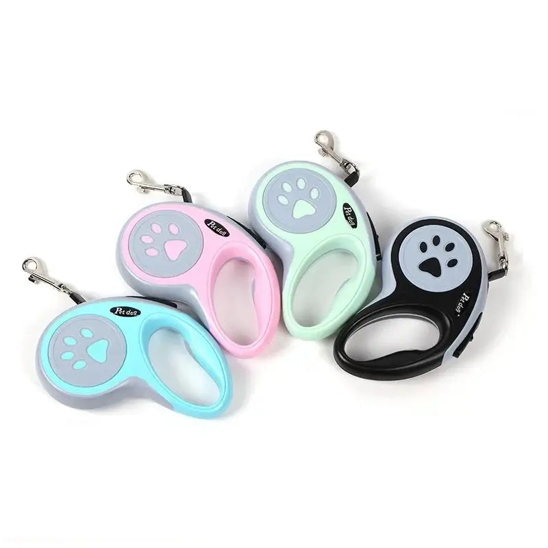Auto-retractable leash ideal for energetic, active dogs
