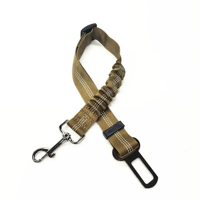 Easy-fit car harness for dogs with reflective safety stitching