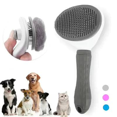 All-in-one grooming brush for smoother coats and stress-free brushing