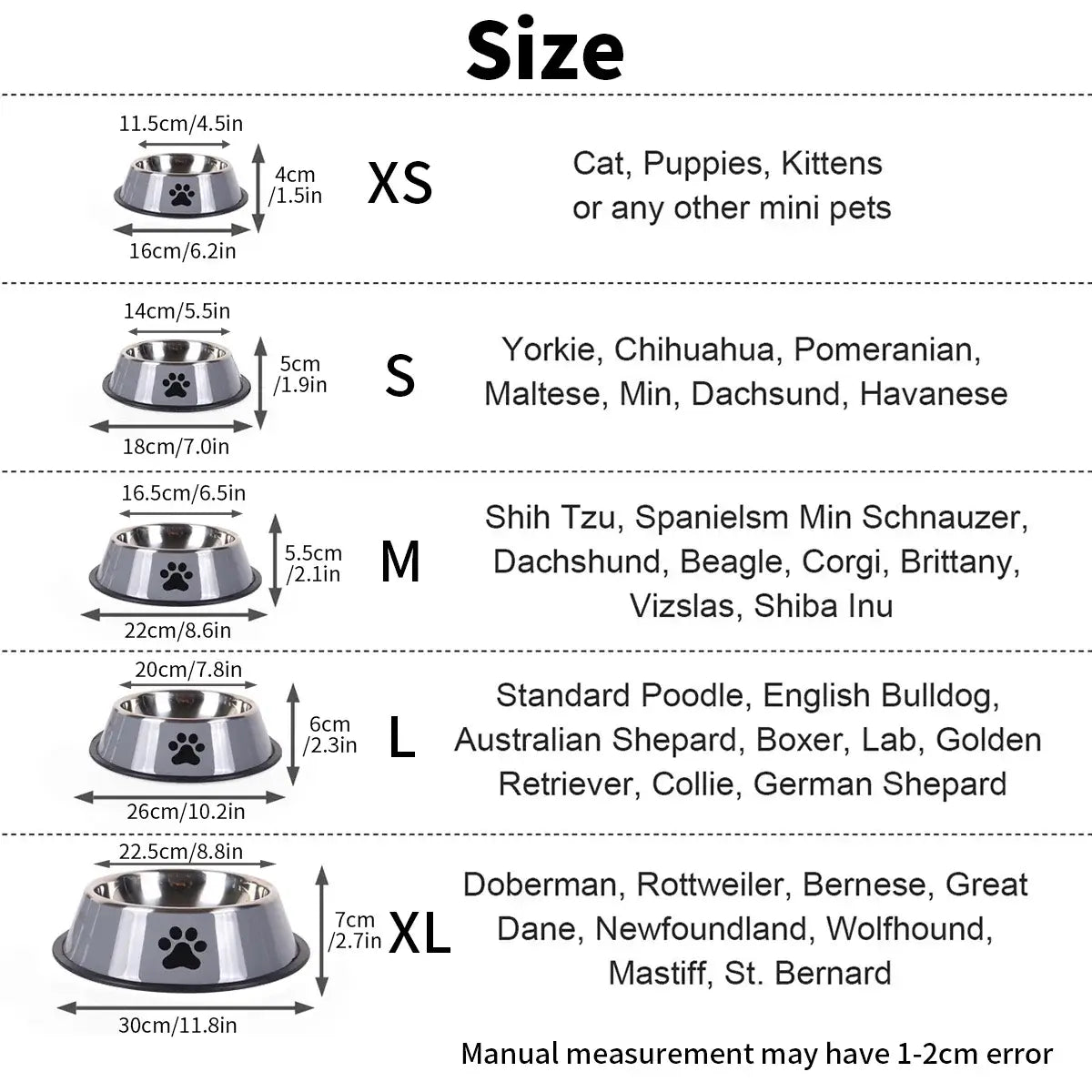 Sleek stainless steel dog bowl with anti-slip rubber base for mess-free meals.