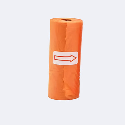 Eco-conscious paw print waste bags built for durability and leak resistance.