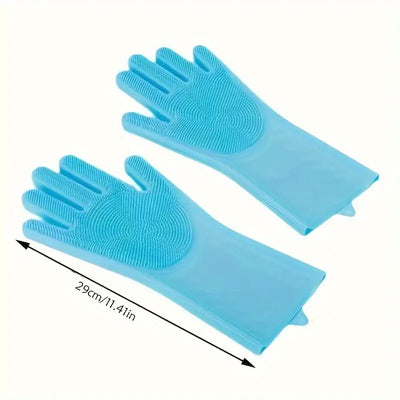 Pet spa glove for easy grooming and de-shedding, suitable for dogs and cats.