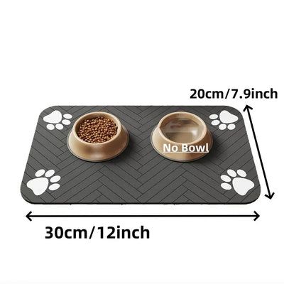 Stylish waterproof mat to keep your pet’s mealtime area tidy.