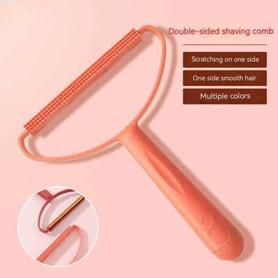 Pocket-sized pet hair remover for on-the-go use