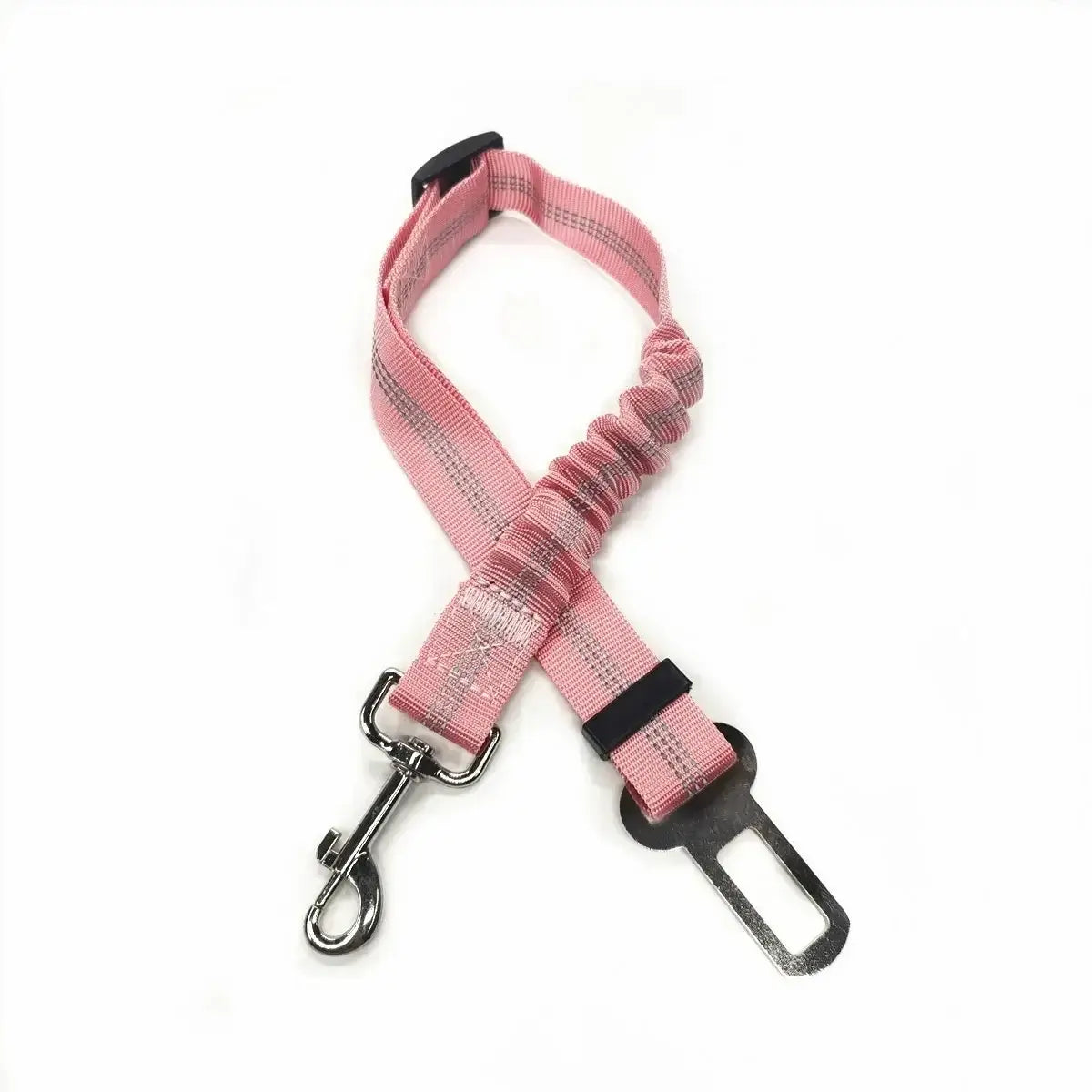 Adjustable car restraint for dogs to prevent movement during rides