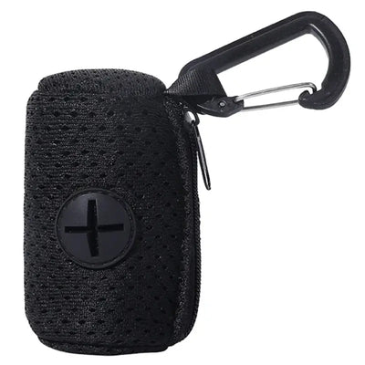 Lightweight dog waste bag holder for hands-free convenience