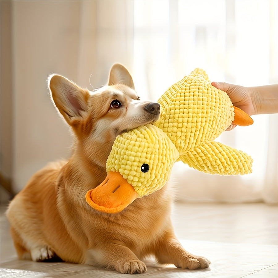 Indestructible Squeaky Duck Toy